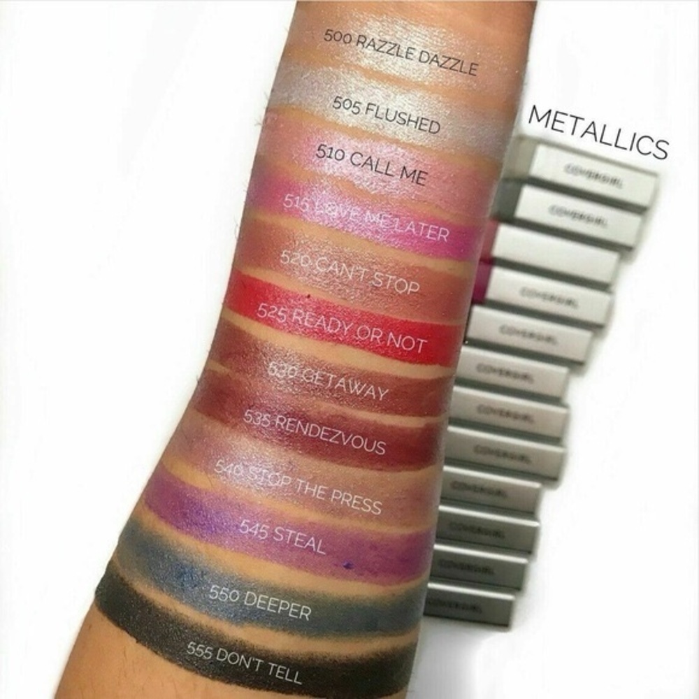 ❄️ COVERGIRL | Exhibitionist Metallic Lipstick You Choose Shades x 3
